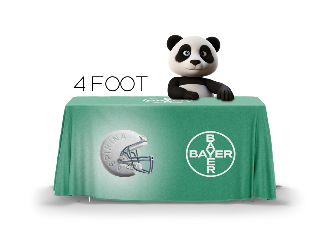 4 ft Throw Tablecover (4 Sided) (MSRP)