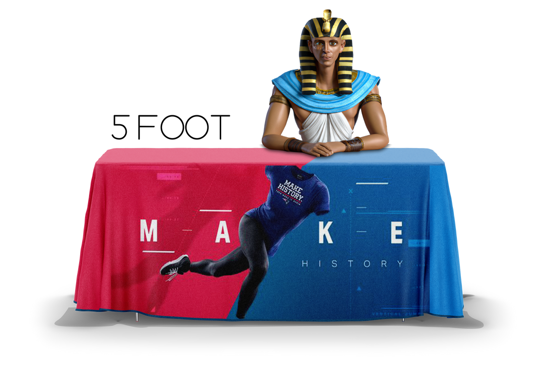 5 ft Throw Tablecover (4 Sided) (C)