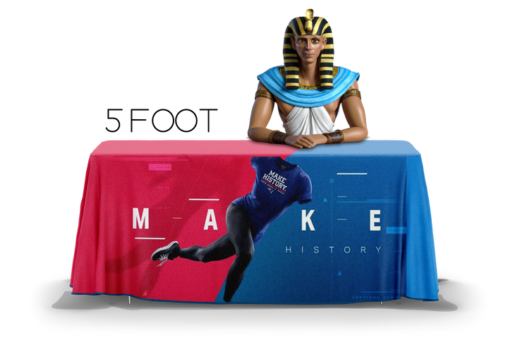5 ft Throw Tablecover (4 Sided) (C)