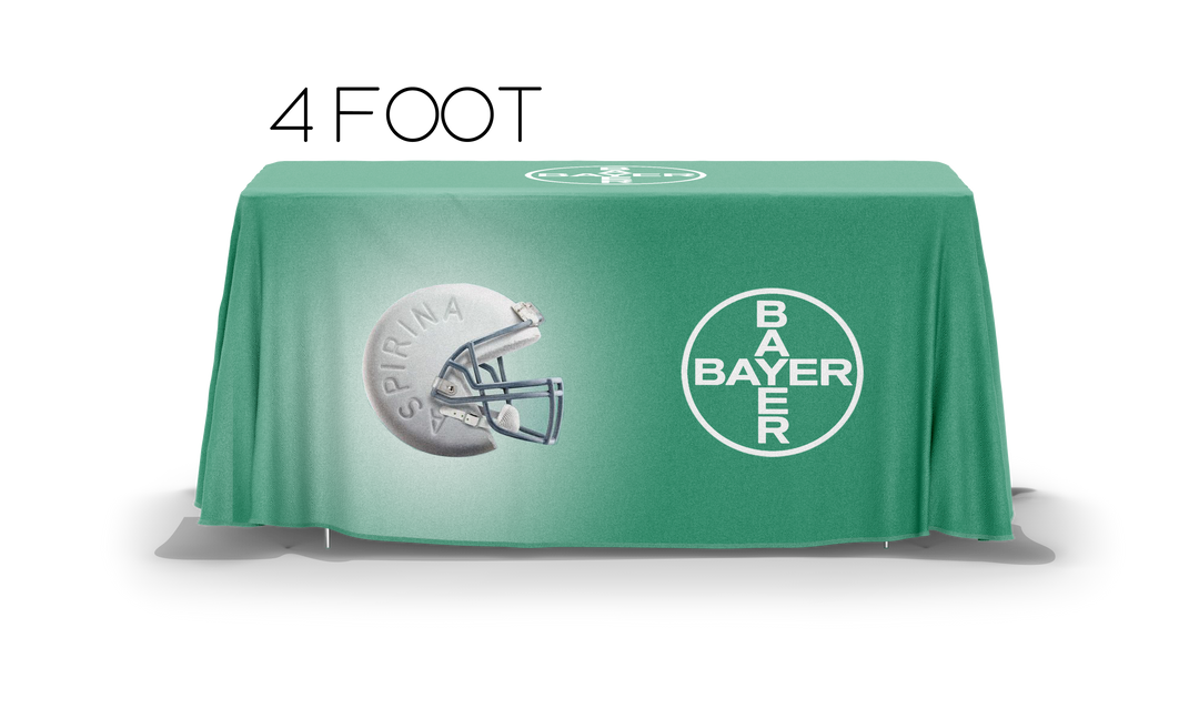 4 ft Throw Tablecover (4 Sided) (MSRP)