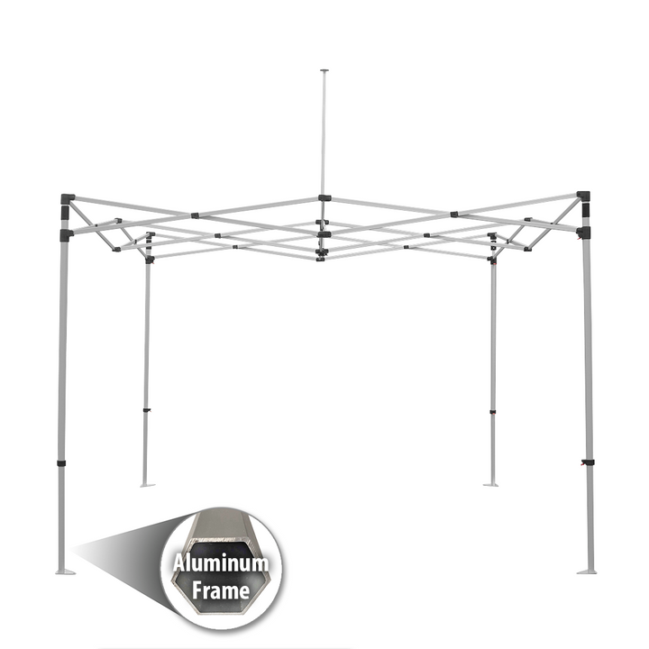 Prime Hex Aluminum Pop Up Canopy Tent 10ft x 10ft - E-COM