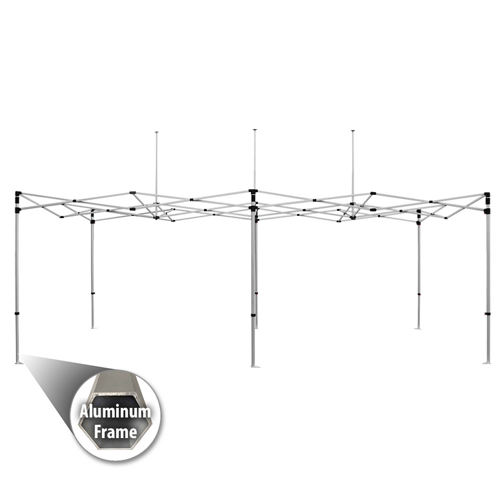 Prime Hex Aluminum Pop Up Canopy Tent 20ft x 10ft (C)