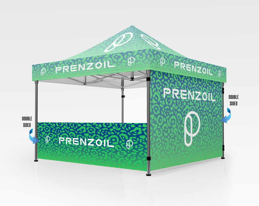 Prime Hex Aluminum Pop Up Canopy Tent 10ft x 10ft - E-COM