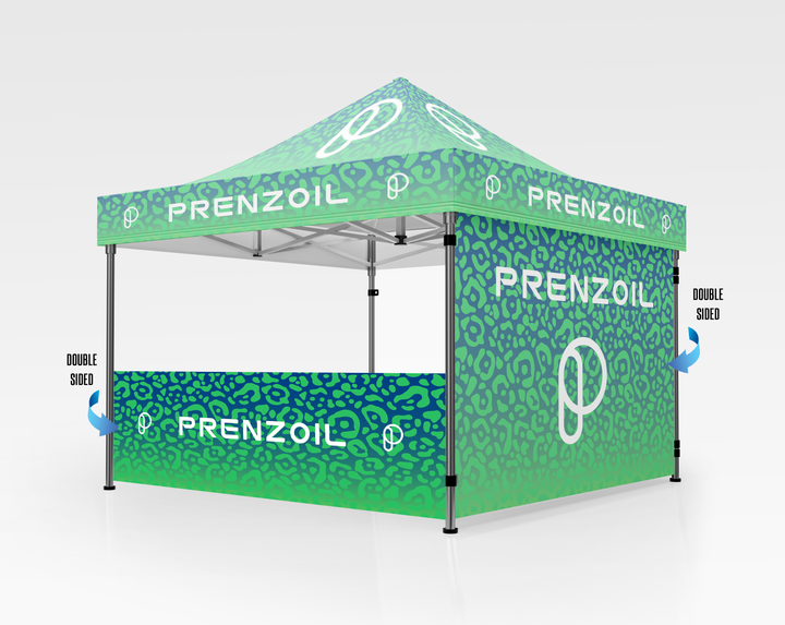 Prime Hex Aluminum Pop Up Canopy Tent 10ft x 10ft - E-COM
