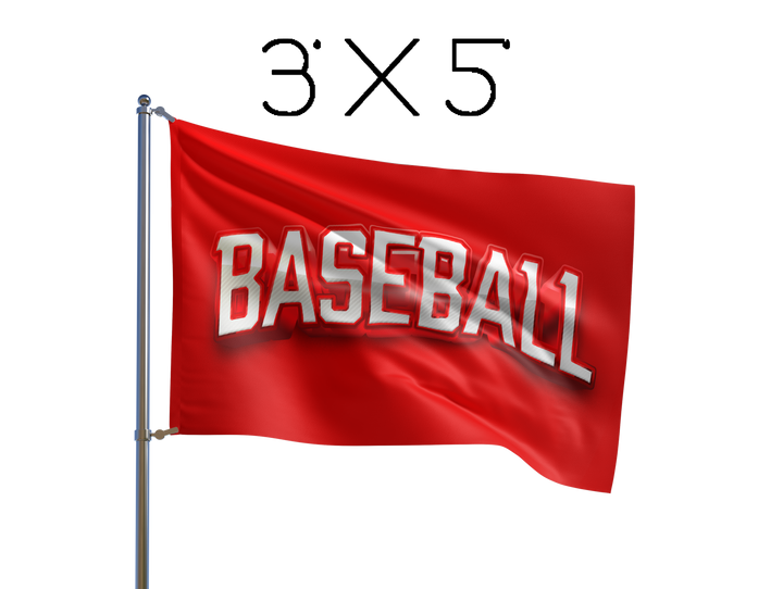 Single Sided Custom Flags 3' x 5' - E-COM
