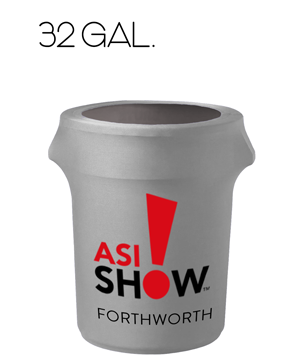 32 Gallon Custom Trash Can Cover (C)