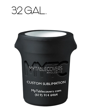 32 Gallon Custom Trash Can Cover (C)