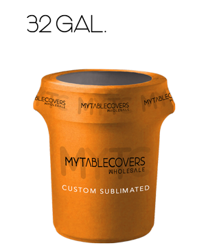 32 Gallon Custom Trash Can Cover (C)