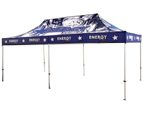 Prime Hex Aluminum Pop Up Canopy Tent 20ft x 10ft - E-COM